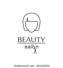 Beauty shop, logo design, vector template EPS 10