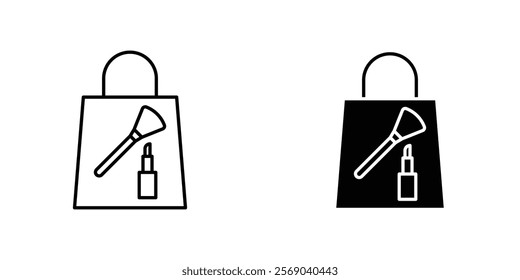 Beauty shopping icons vector graphic pack
