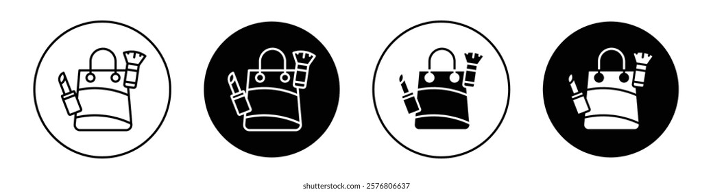 Beauty shopping icons vector pack for web designs