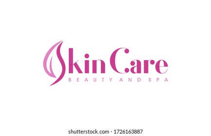 Beauty Skin Care Logo Design Vector	
