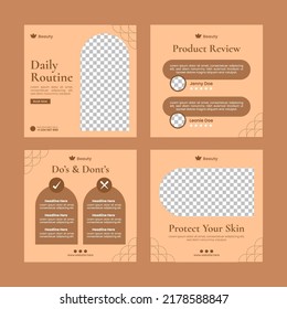 Beauty and Skincare Post Template
