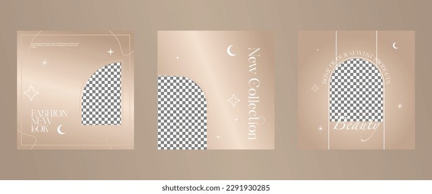 Beauty Social Media Post Square Banner Flyer Template Design