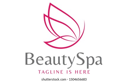 Beauty Spa Aesthetic Logo Natural Organic Stock Vector (Royalty Free ...