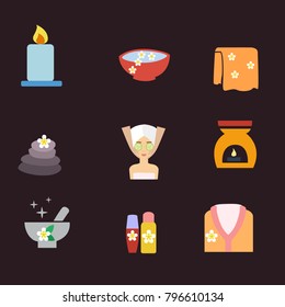 Beauty and Spa Flat icons