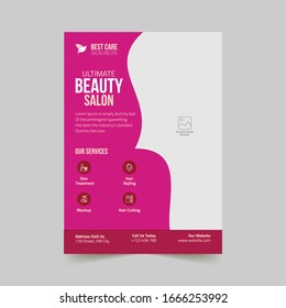 Beauty & Spa Flyer Design Template