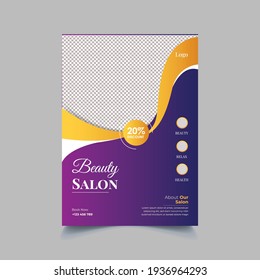 Beauty Spa Hair Salon Print Ready Flyer Template Design