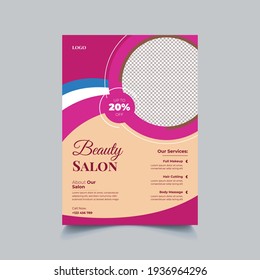 Beauty Spa Hair Salon Print Ready Flyer Template Design