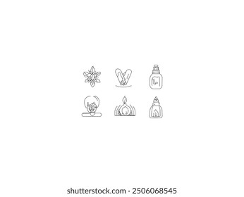 beauty and spa icon set illustrations, Royalty-Free Vector Graphics and Clip Art Beauty icon icon set, Beauty, Icons Get this image full set line art design.