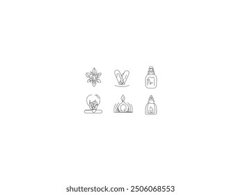 beauty and spa icon set illustrations, Royalty-Free Vector Graphics and Clip Art Beauty icon icon set, Beauty, Icons Get this image full set line art design.