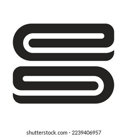 beauty and spa icon. vector design care for female beauty body. Glyph solid, silhouette icon