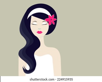 Beauty spa illustration