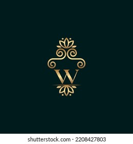beauty spa letters logos W