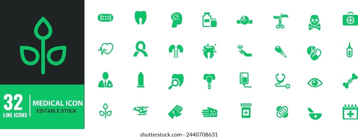 Beauty and Spa Line Icon Set Editable Stroke. Facial, Makeup, lifestyle, skin care, massage.	
