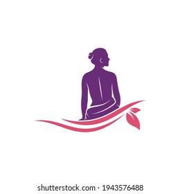 Diseño del logotipo de Beauty Spa ilustración vectorial, plantilla de diseño del logotipo de Creative Spa, iconos de símbolos