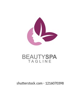 beauty spa logo icon designs vector