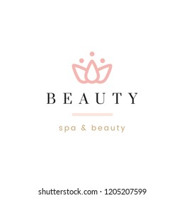 Vector del logotipo de belleza y spa