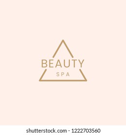 Beauty spa logo vector