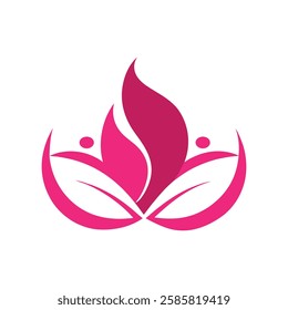 Beauty, spa logo vector art illustration