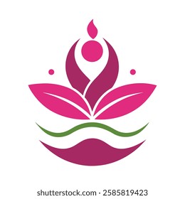 Beauty, spa logo vector art illustration