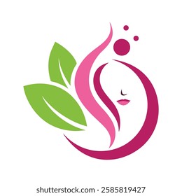 Beauty, spa logo vector art illustration