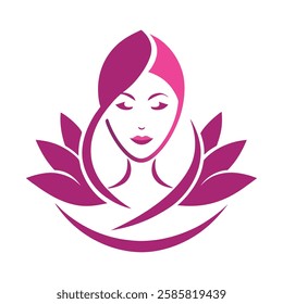 Beauty, spa logo vector art illustration