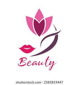 Beauty, spa logo vector art illustration
