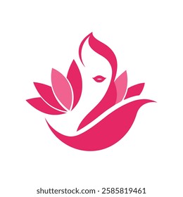 Beauty, spa logo vector art illustration