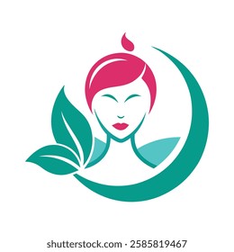 Beauty, spa logo vector art illustration