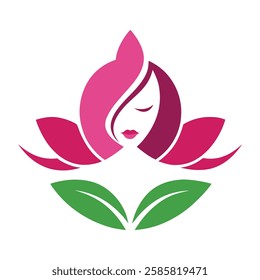 Beauty, spa logo vector art illustration