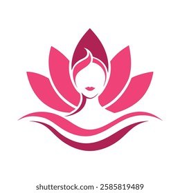 Beauty, spa logo vector art illustration