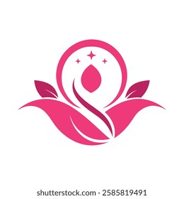 Beauty, spa logo vector art illustration