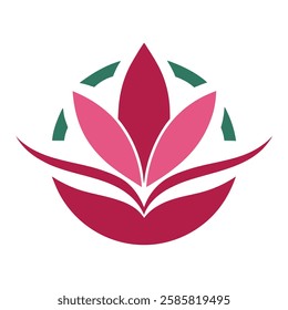 Beauty, spa logo vector art illustration
