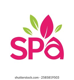 Beauty, spa logo vector art illustration