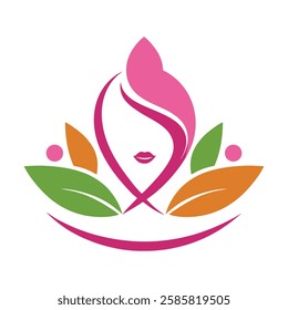 Beauty, spa logo vector art illustration