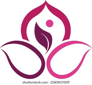 Beauty, spa logo vector art illustration