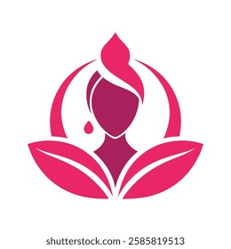 Beauty, spa logo vector art illustration