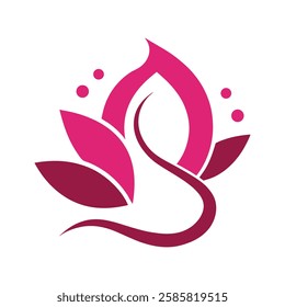 Beauty, spa logo vector art illustration