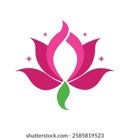 Beauty, spa logo vector art illustration