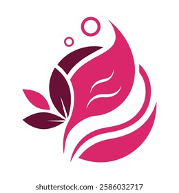 Beauty spa logo vector art illustration