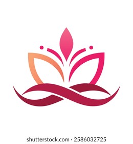 Beauty spa logo vector art illustration