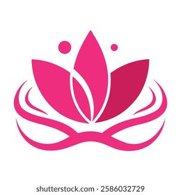 Beauty spa logo vector art illustration