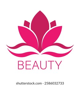 Beauty spa logo vector art illustration