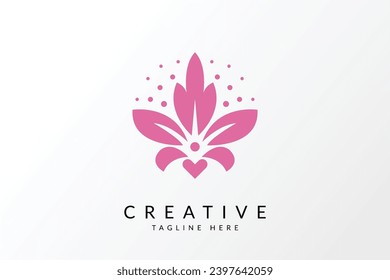 Beauty and spa logo vector icon illustration
