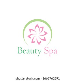 diseño de ilustración vectorial del logotipo de spa de belleza