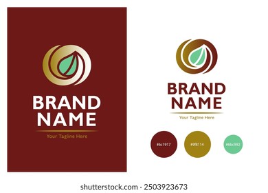 Beauty and spa ornament logo symbol template. Minimalist, luxury, elegant logo vector