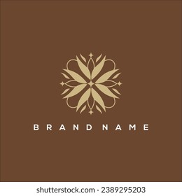 beauty and SPA ornament vector logo	