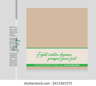 beauty and spa promotion social  template