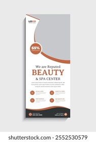 Beleza Spa Salon roll up banner ou stand design