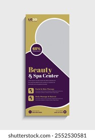 Beleza Spa Salon roll up banner ou stand design