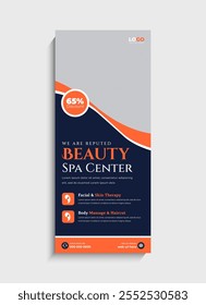 Beleza Spa Salon roll up banner ou stand design